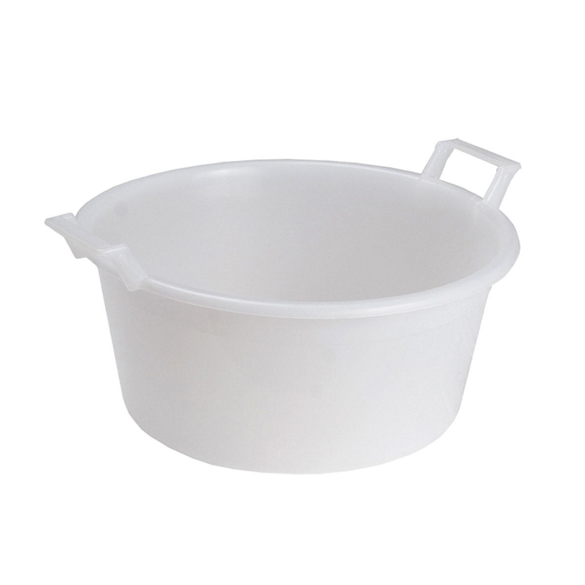 BAGNO TONDO 50 CM 30 LT BCO