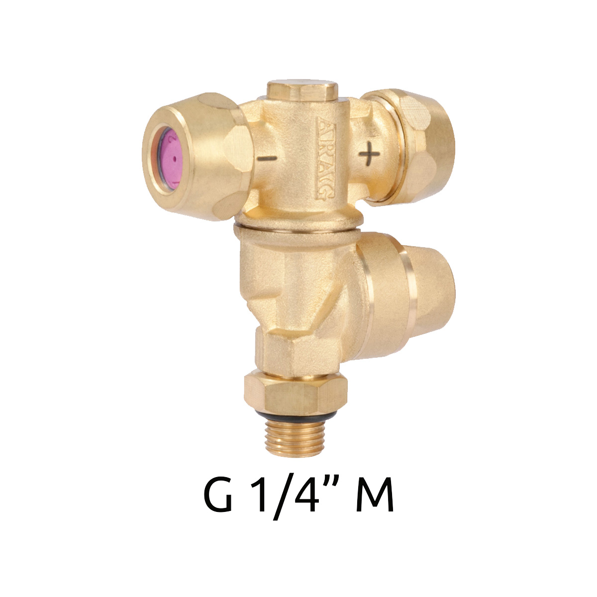 GETTO DOPPIO 1/4'' M  ANTIGOCCIA PIASTRINE 1,5 E 1,2 MM