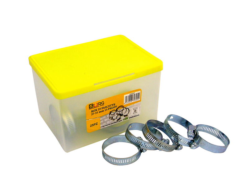 BOX 25 FASCETTE 40-64 mm.13 PROF