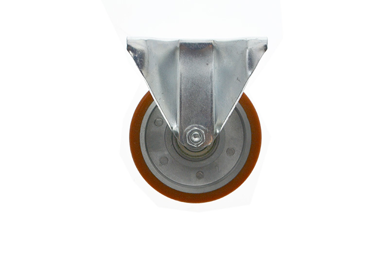 RUOTA Di. 100 PU SUPPORTO FISSO ITALIA POLIURETANO