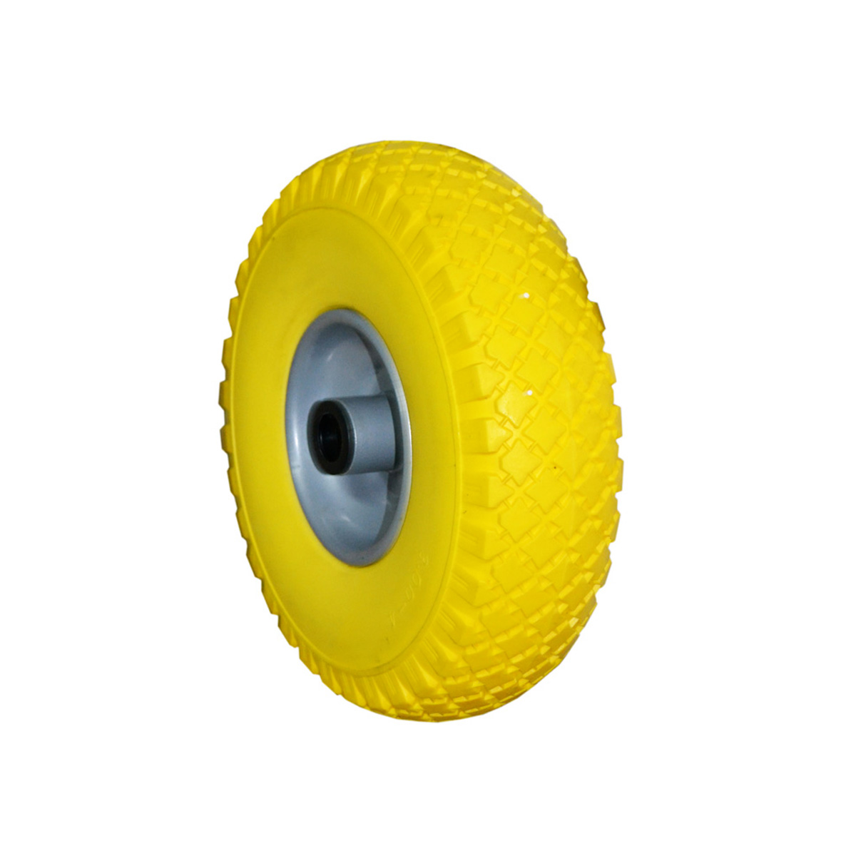 RUOTA PIENA GOMMA GIALLA 250x72 3,00 - 4 PU