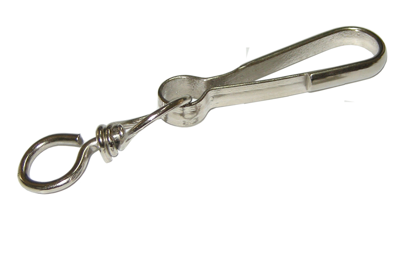 MOSCHETTONI SIMPLEX NICHELATI 80 MM