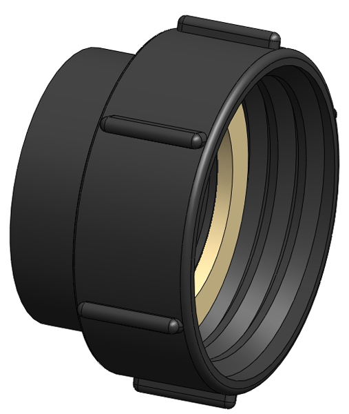 ADATTATORE CISTERNE 1''1/2 FF 1''1/2xS60x6 IBC