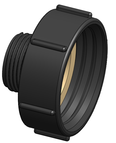 ADATTATORE CISTERNE 2'' FM FILETTATO 2'' x S75 x 6 IBC