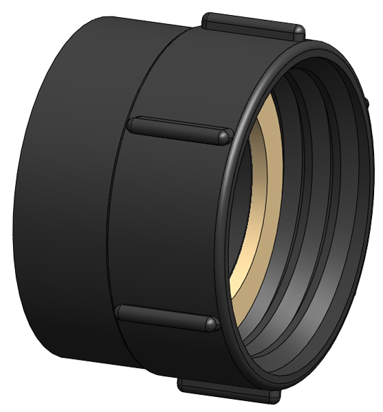 ADATTATORE CISTERNE 2 FF FILETTATA 2 xS100x8 IBC