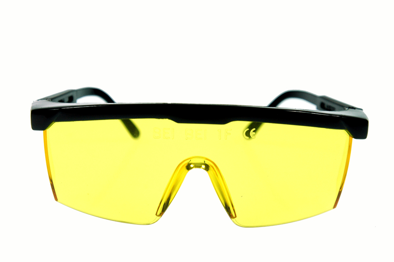 OCCHIALI CON STANGHETTA GIALLI CE EN 166