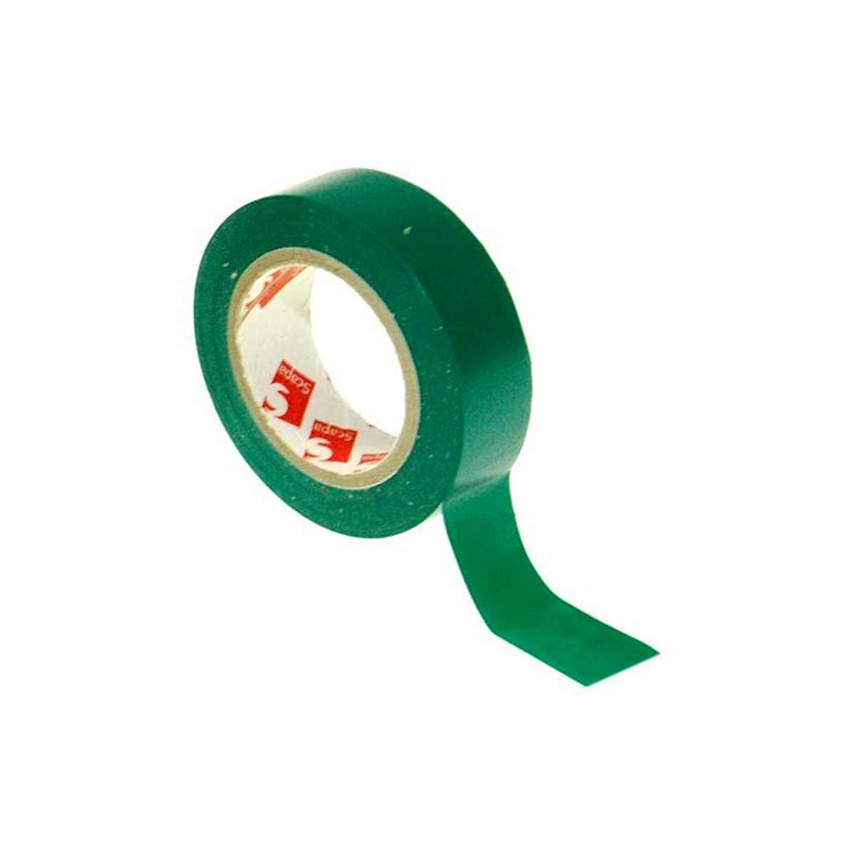 NASTRO ADESIVO PVC USO ELETTRICO VERDE 15 mm x 10 m.