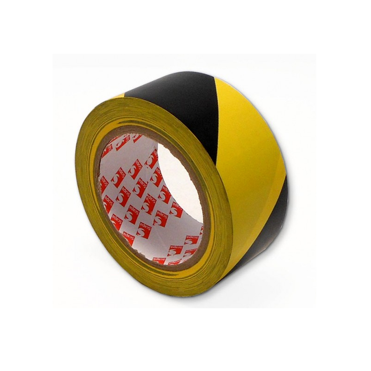 NASTRO PVC SEGNALAZIONE GIALLO/NERO 50 mm x 33 m. - SPESSORE 0,16 mm