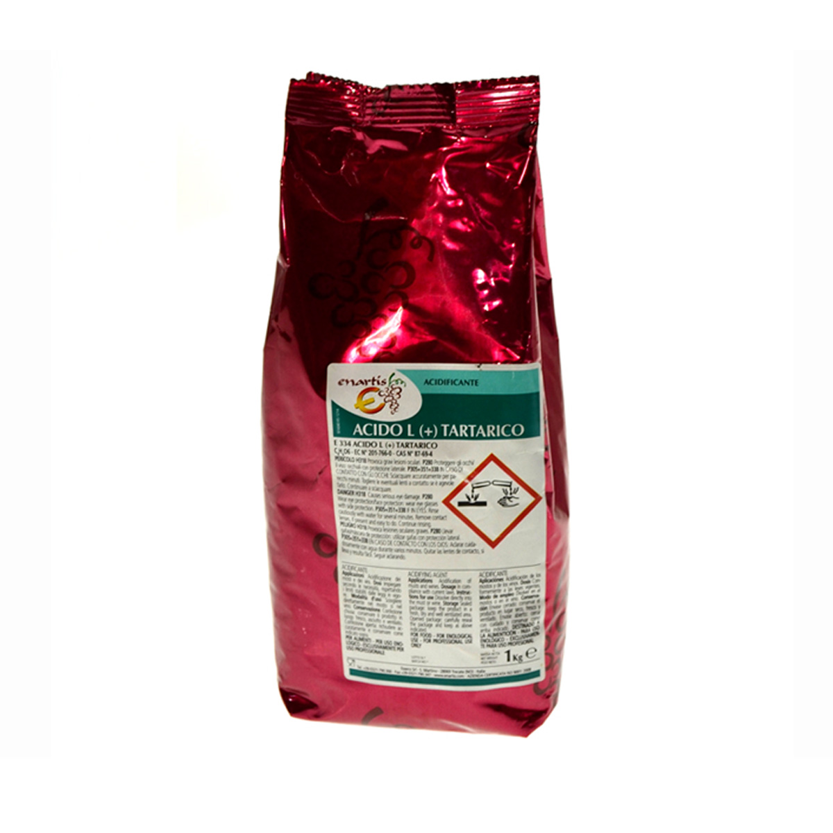 ACIDO TARTARICO kg. 1 SALE PURISSIMO