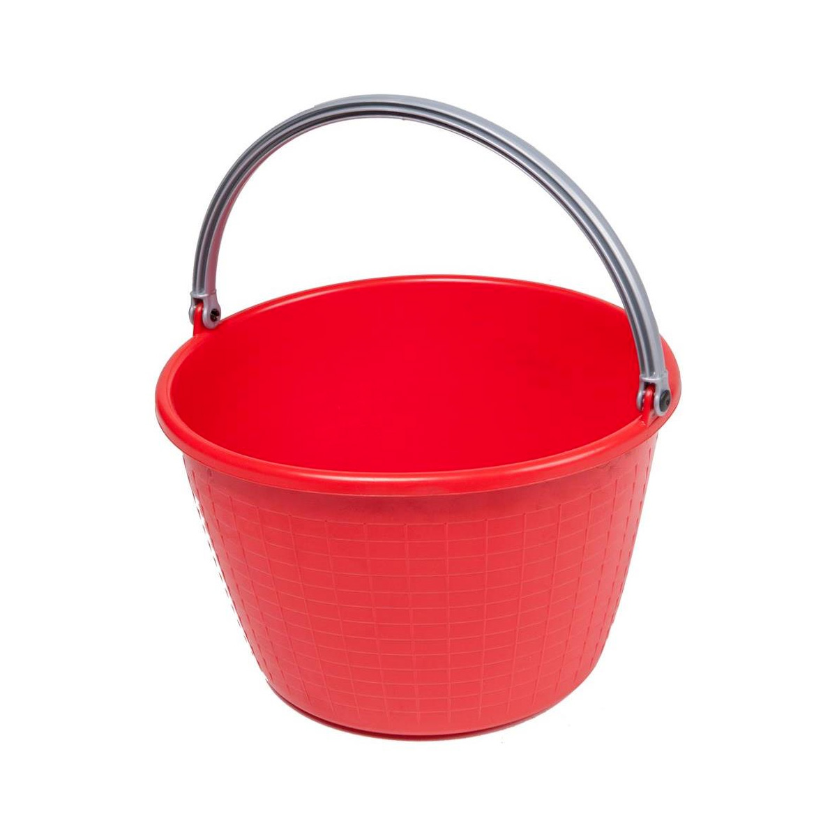 CESTA TONDA MANICO IN PLASTICA MOBILE 16 LT - DIMENSIONI 36X24 CM