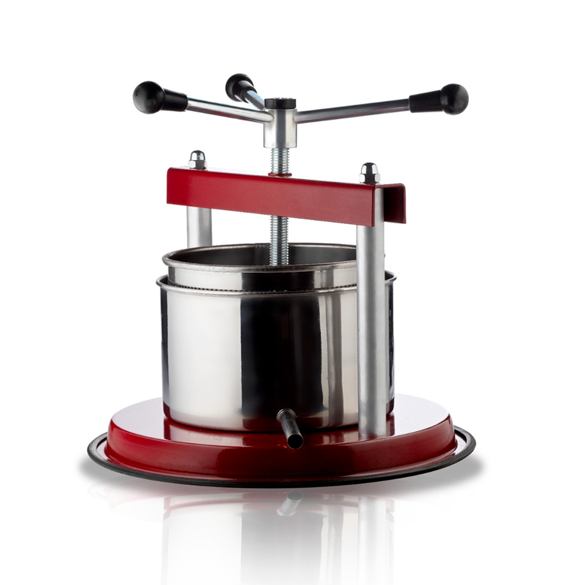 TORCHIETTO CON BICCHIERE E FILTRO IN ACCIAIO INOX 16 CM - 3,5 LT