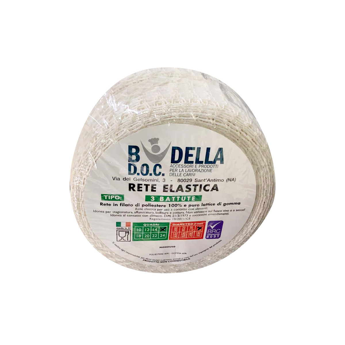 RETI Ø 18 ROTOLO DA MT 50 X ALIMENTI CONFEZIONE DA MT 100 - COD. 4983