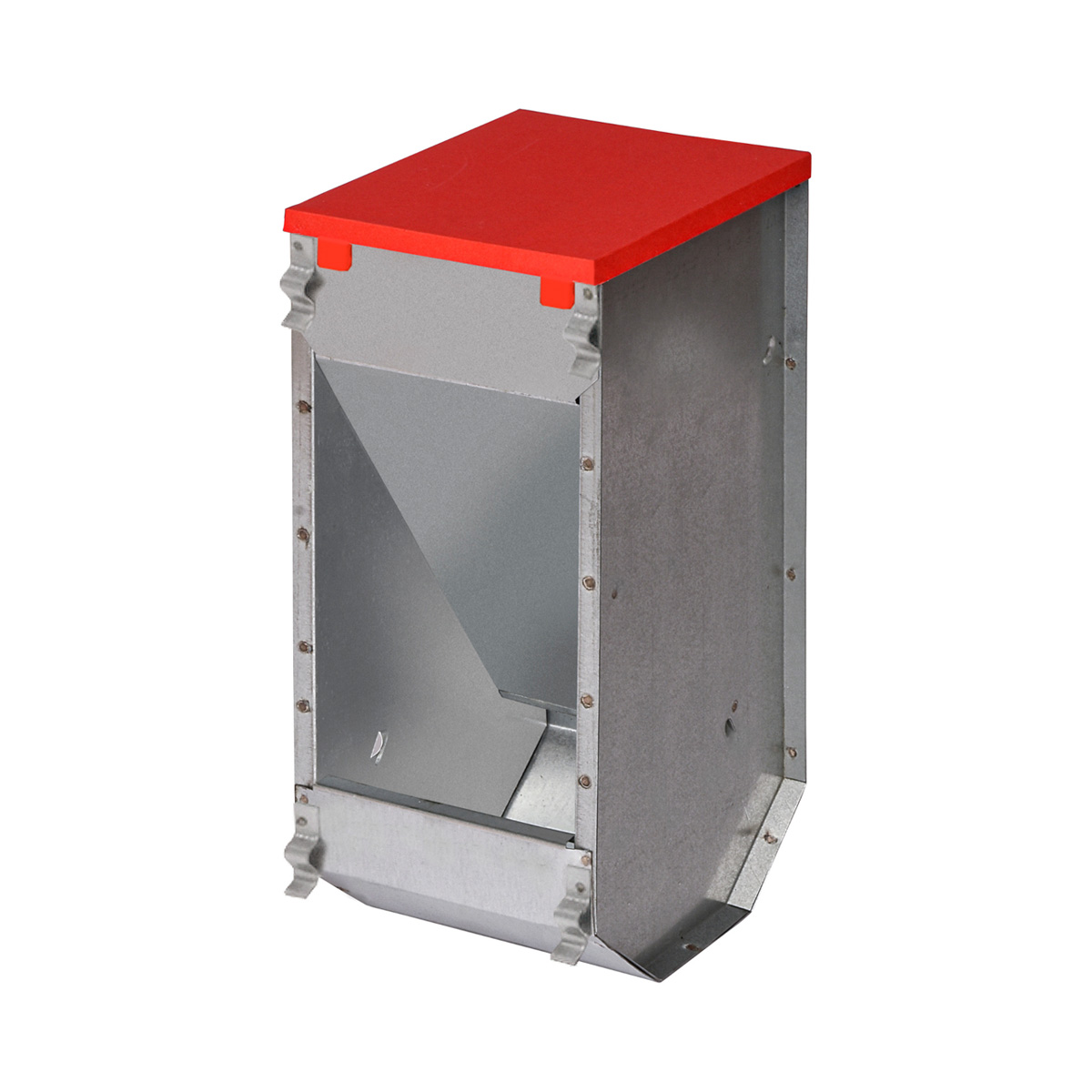 MANGIATOIA TRAMOGGIA METALLO ALBA 1 - UNO SCOMPARTO - CON COPERCHIO