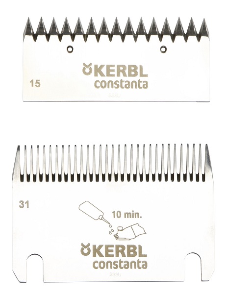 SET LAME CONSTANTA 3+4 31/15D BOVINI/CAVALLO STANDARD 31/15 DENTI