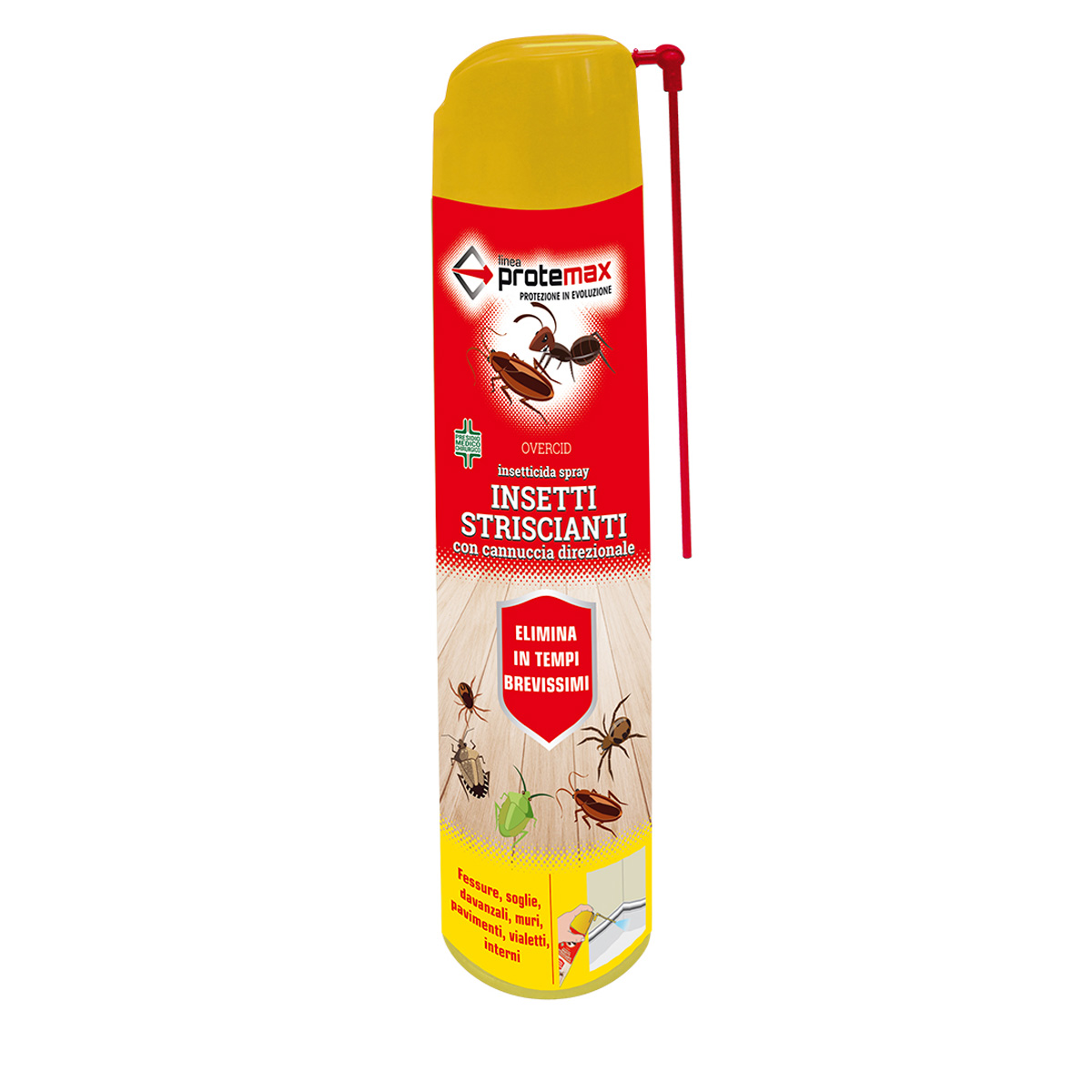 SPRAY PER INSETTI STRISCIANTI 500ML CON CANNUCCIA PER TRATT. LOCALIZZATI
