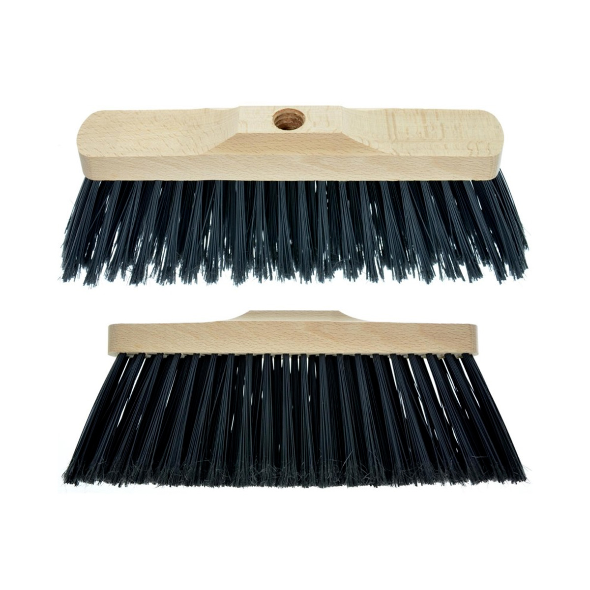 SCOPA INDUSTRIALE CON SUPPORTO LEGNO NON PIUMATA 27 CM