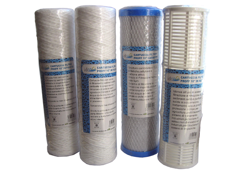 CARTUCCIA FILTRO PROF 10'' CARBONE
