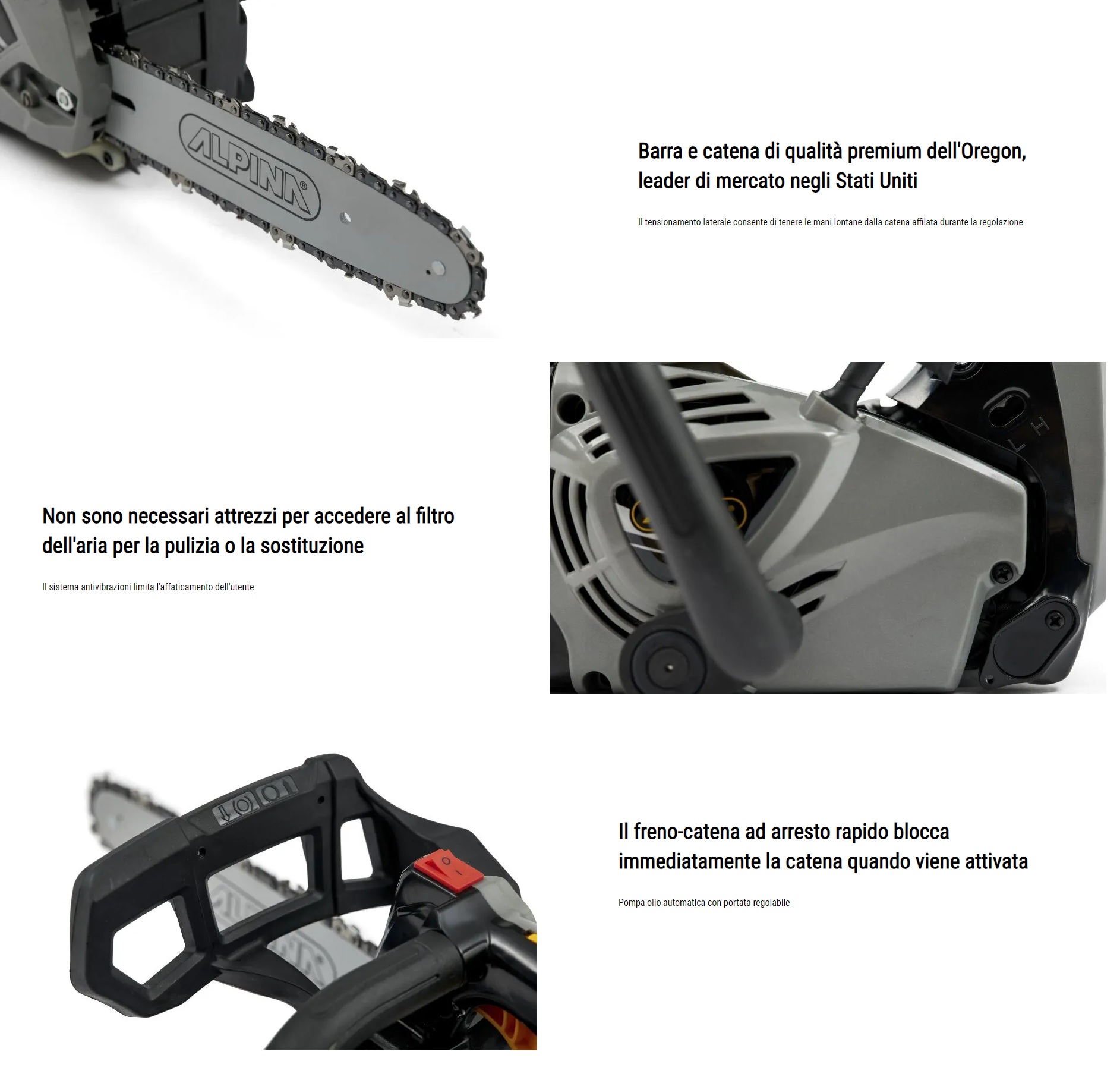 ALPINA MOTOSEGA POTATURA 10"-APR 527 240271004/A21 - immagine 3