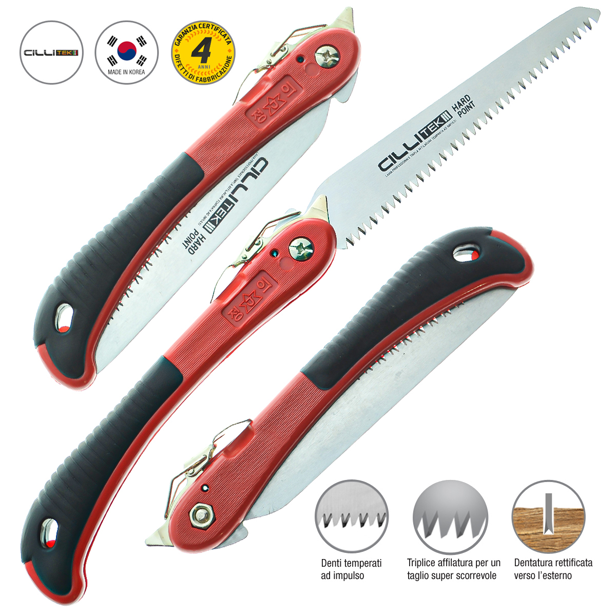 SEGACCIO SERRAMANICO LASERCUT 180HP ATTACCO IN METALLO A GANCIO