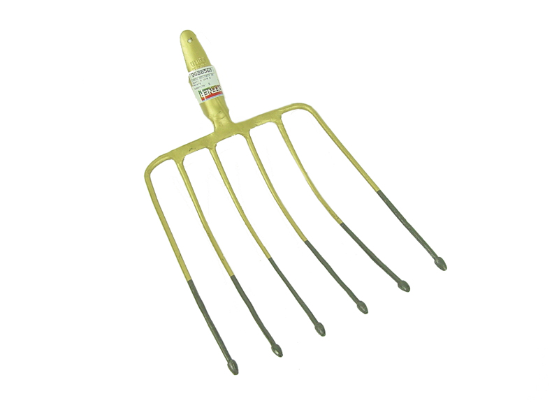 FORCA ACCIAIO 6 DENTI PER UVA E PATATE CON PALLINE ALLE PUNTE