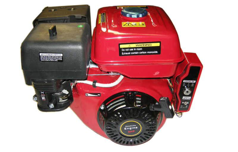 MOTORE BENZINA 9 HP ALBERO CILINDRICO 25 . AVV.ELETTRICO