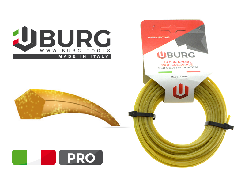 FILO PENTAGONALE ORO 3,3 x 15 ml.