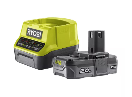 KIT BATTERIA E CARICABATTERIA 18V 1 X 2.0 AH RYOBI - RC18120-120