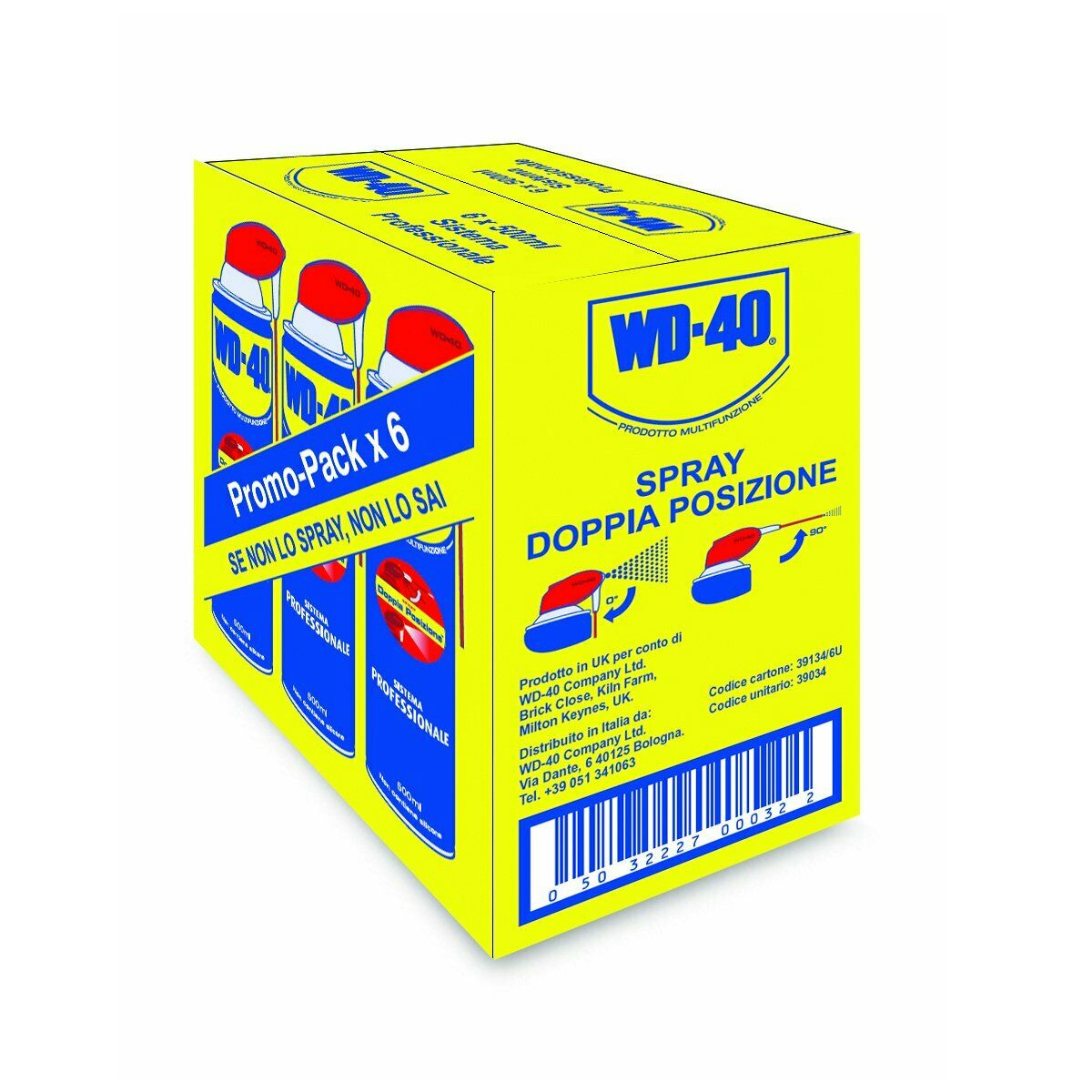 ESPOSITORE WD-40 6 pz. DA 500 ml. SPRAY A DOPPIA POSIZIONE - immagine 2