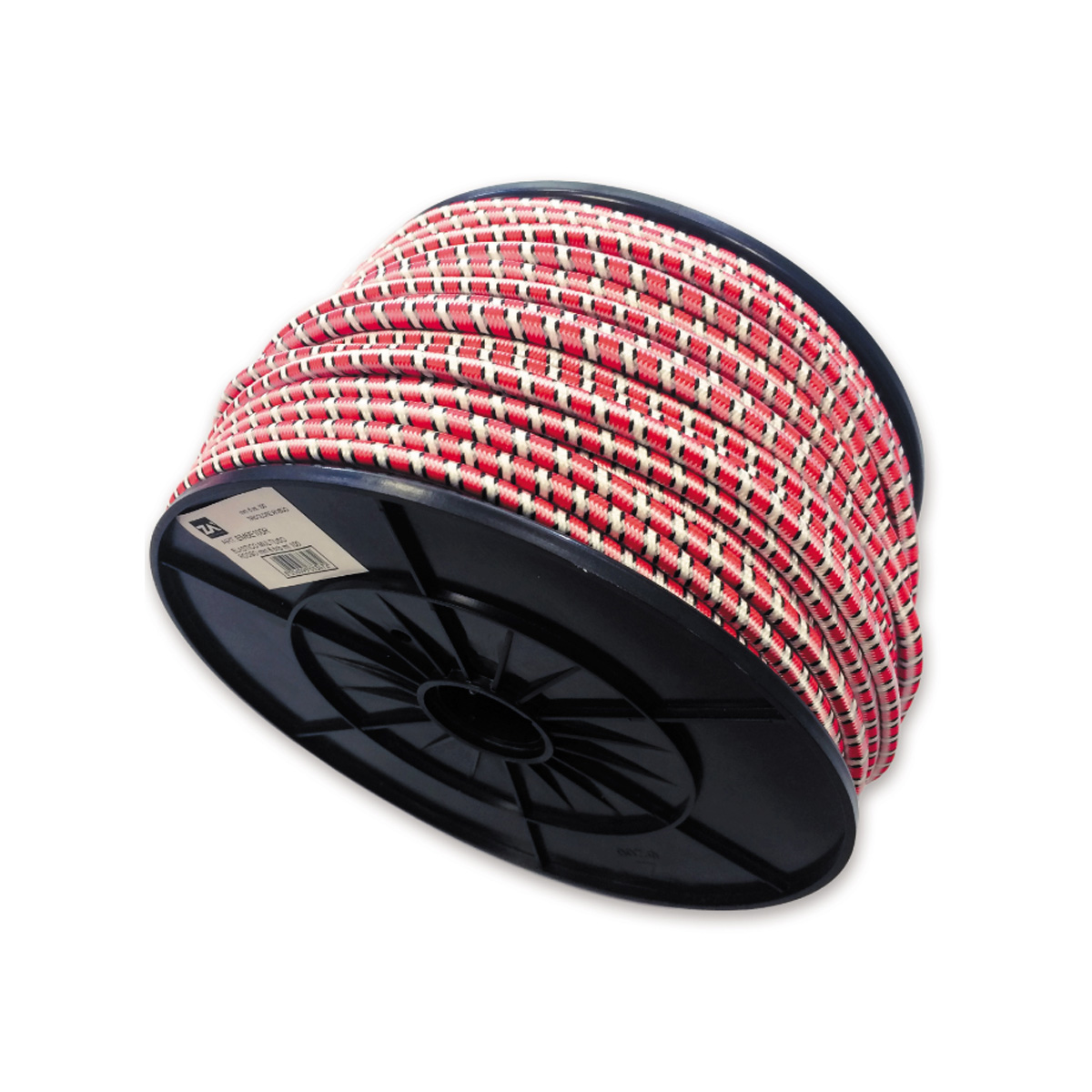 BOBINA ELASTICO MULTIUSO Ø 6mm 100mt ROSSO CON SEGNALINO