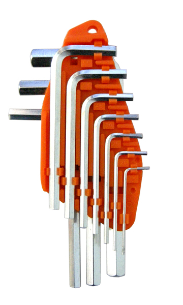 SET CHIAVI A BRUCOLA 10 PEZZI DA 1,5 A 10 mm.