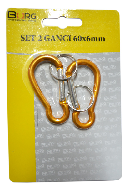SET 2 GANCI 60x6mm