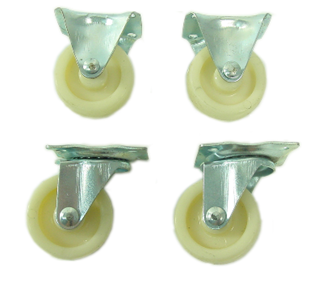 SET 4 RUOTE NYLON DIAM.40