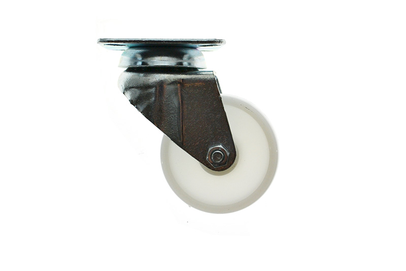 RUOTA GIREVOLE PP BIANCO D.60 ZINC. ITALIA