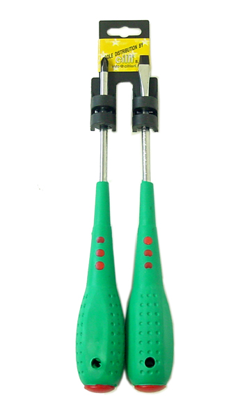 SET 2 CACCIAVITI CROMO VANADIO CROCE + SPACCO, IMPUGNATURA CONFORT