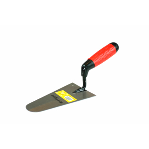 CAZZUOLA PUNTA TONDA 180 mm. MANICO BICOMPONENTE