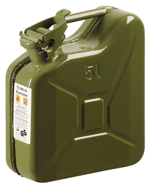 TANICA METALLO  5 lt. A NORMA UN IN LAMIERA VERNICIATA DI SICUREZZA