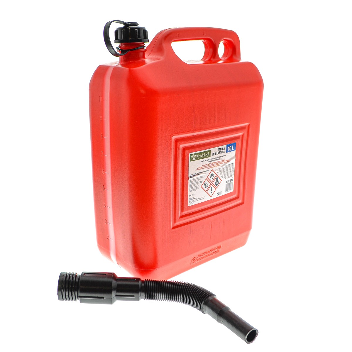 TANICA IN PLASTICA 10 lt. A NORMA UN CON BOCCAGLIO