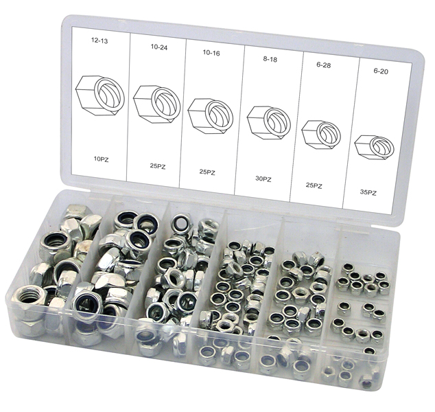 ASSORTIMENTO 150 DADI AUTOBLOCCANTI