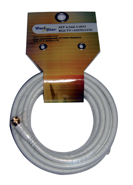CAVO SATELLITE F-F 4,5 ml. RG6