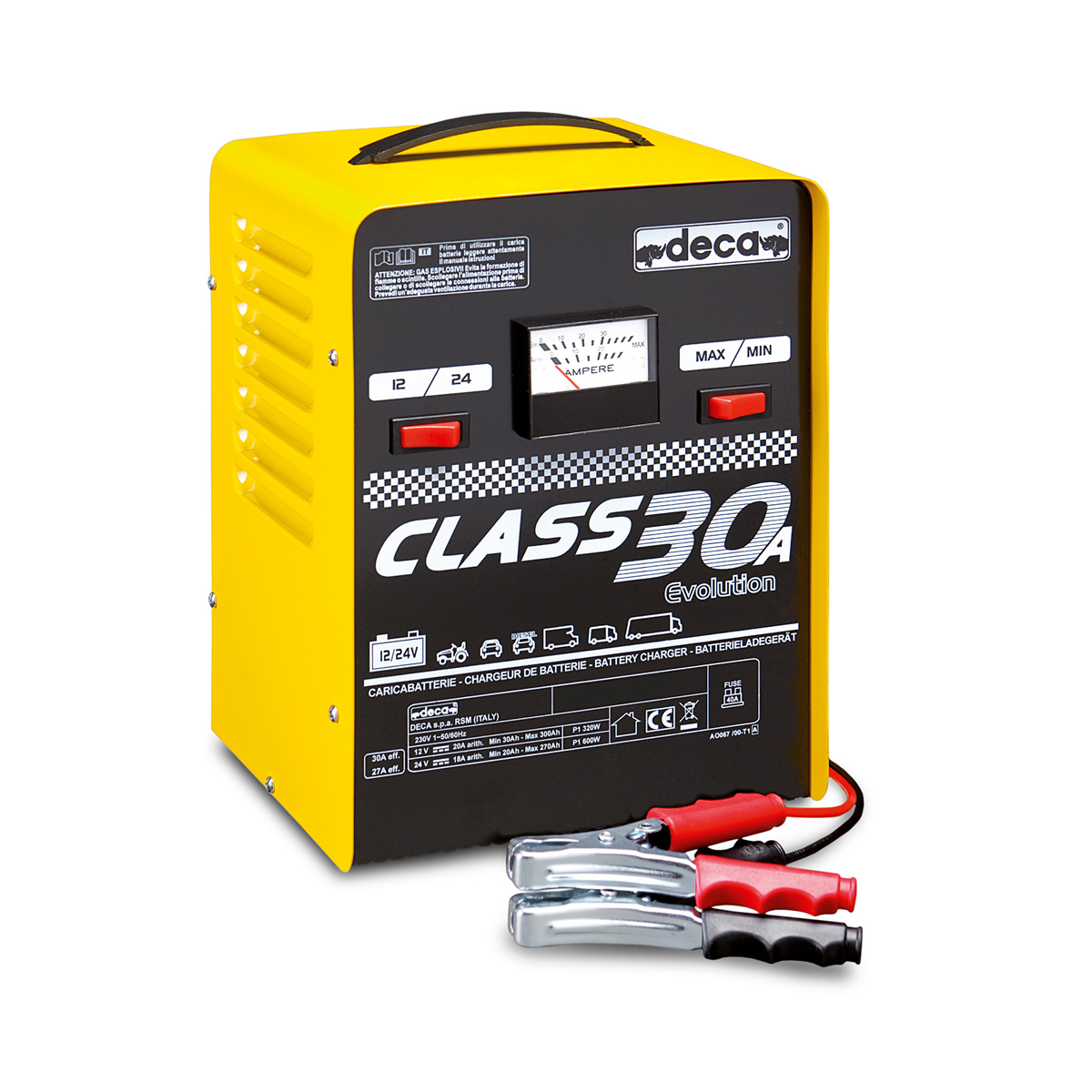 DECA CARICABATTERIA CLASS 30A 230V 12-24V
