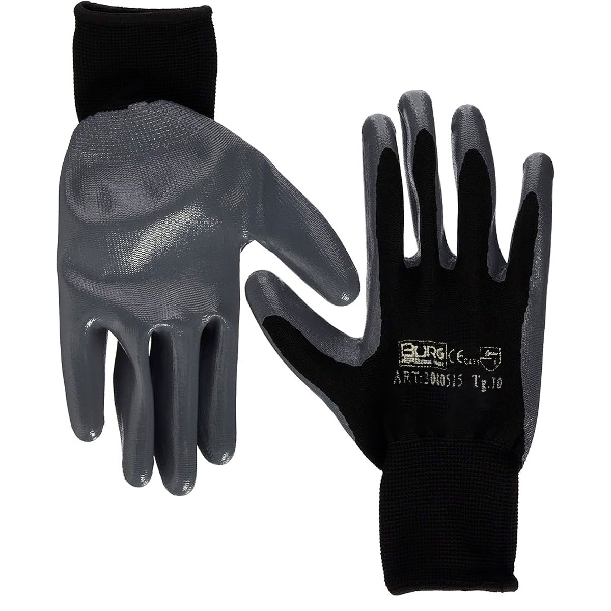 GUANTI NITRILE FOAM NERO Tg.10