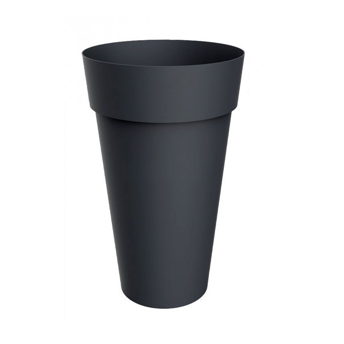 VASO ESPRIT TONDO ALTO ANTRACITE Ø 46CM - ALTEZZA 65 CM