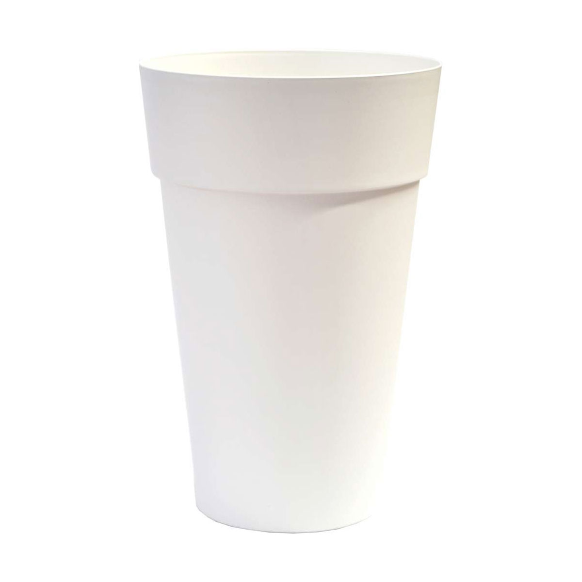 VASO ESPRIT TONDO ALTO BIANCO Ø 46CM - ALTEZZA 65 CM