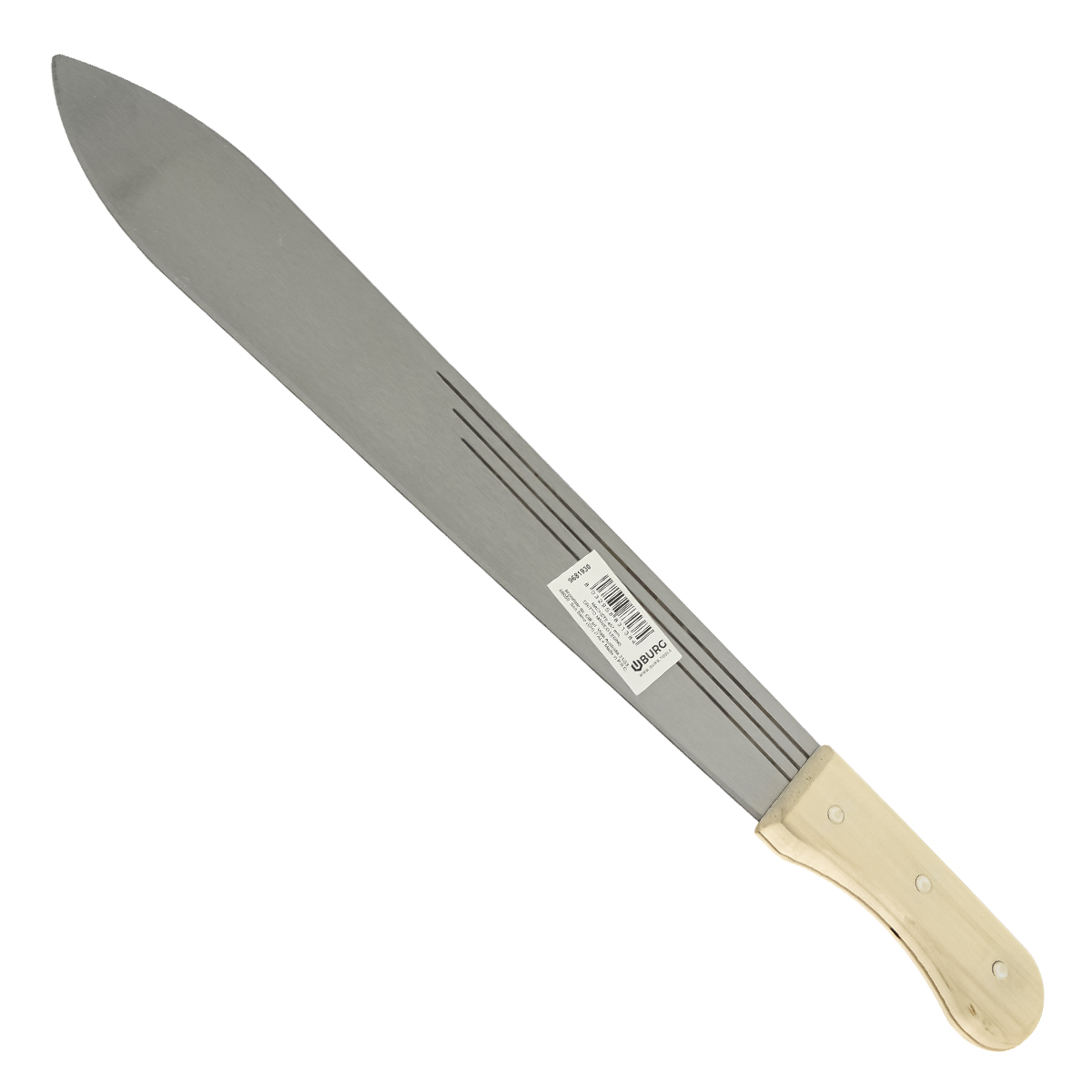 MACHETE DRITTO LAMA DA 45,7 CM MANICO IN LEGNO DA 15 CM