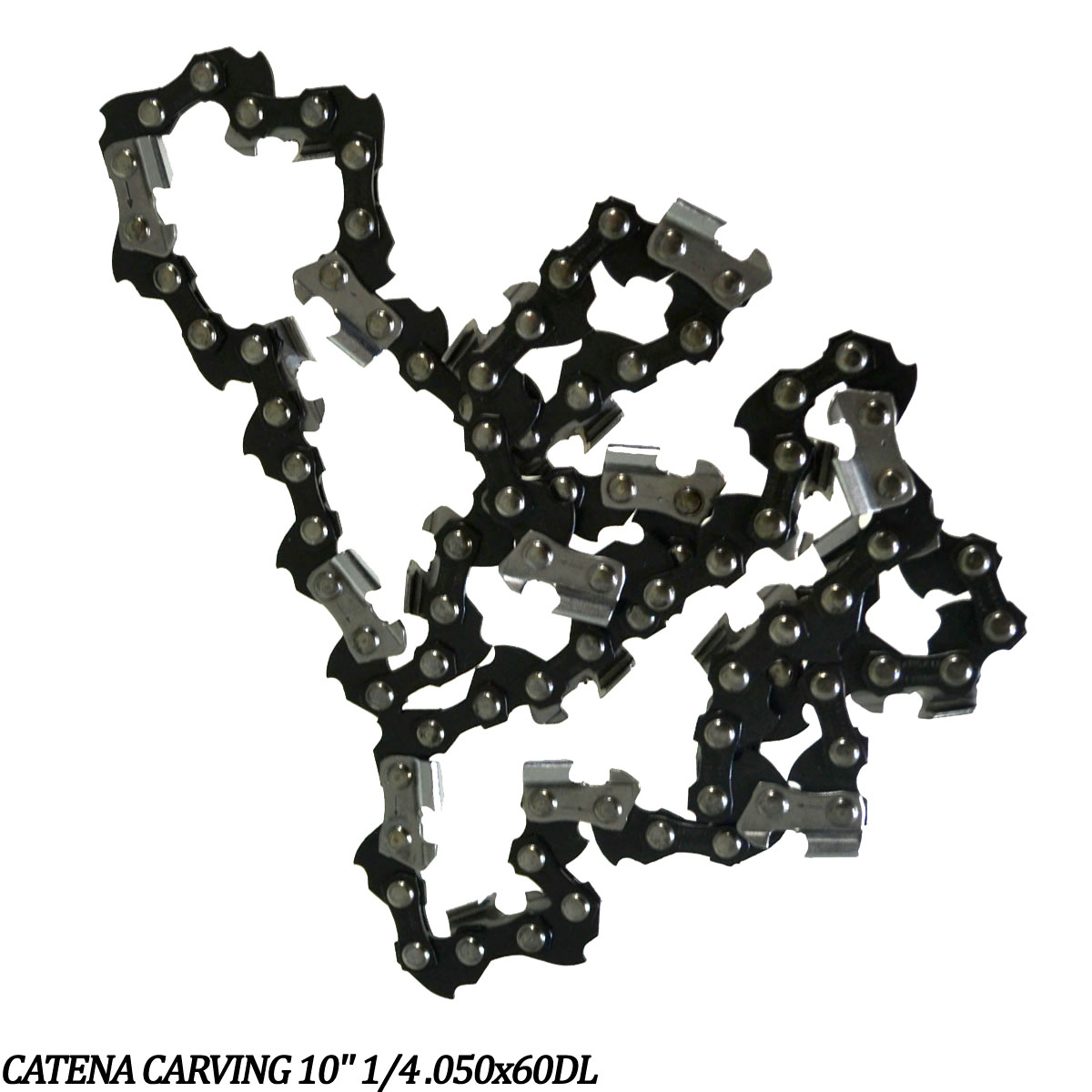 CATENA CARVING 10'' 1/4.050x60DL PER MOTOSEGA BURG 25,4 PER COD. 9804536