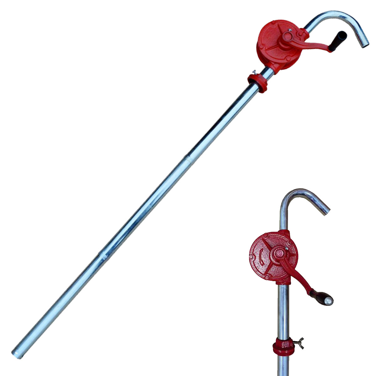 POMPA TRAVASO FUSTI ROTANTE 32 MM LUNGHEZZA TUBO 100CM