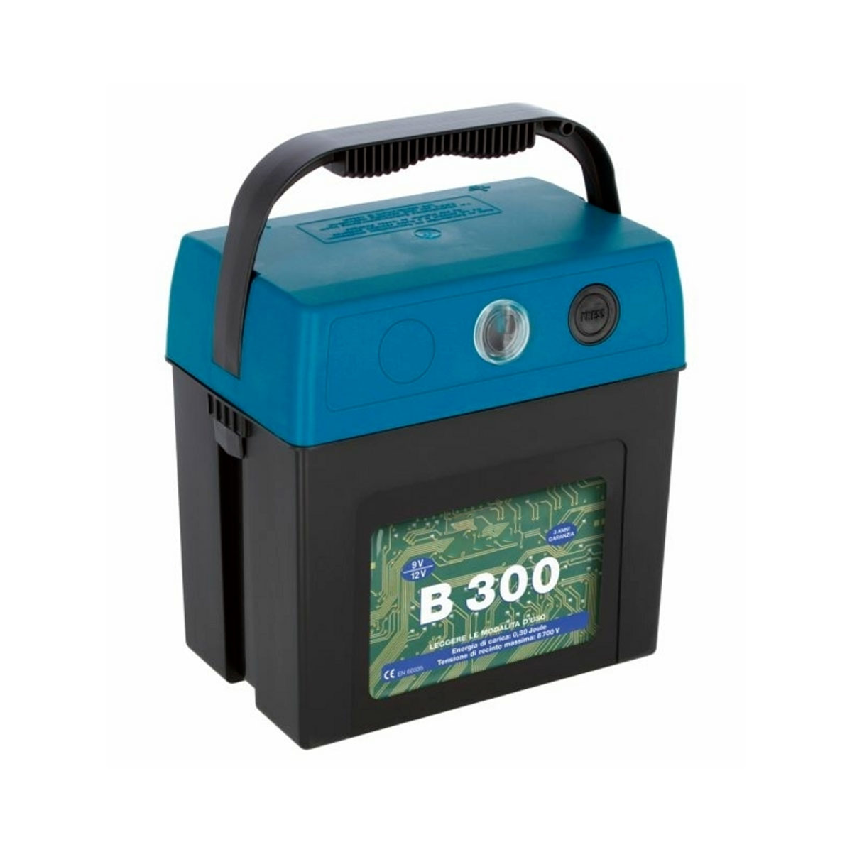 ELETTRIFICATORE 9 VOLT PER RECINTI A BATTERIA (NON COMPRESA)