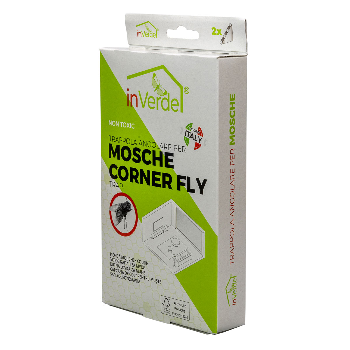 TRAPPOLA ANGOLARE PER MOSCHE (2 PZ)