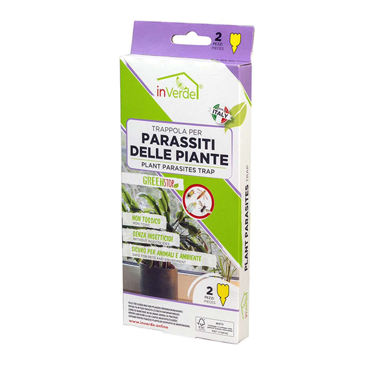 TRAPPOLA PER PARASSITI DELLE PIANTE (2 PZ)