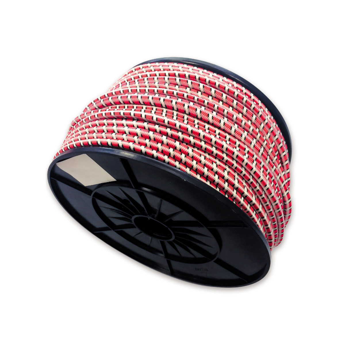 BOBINA ELASTICO MULTIUSO Ø 8mm 60 mt ROSSO CON SEGNALINO